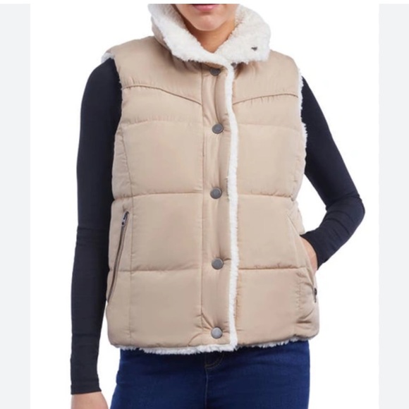 Lucky brand Reversible faux shearling vest - Picture 5 of 10